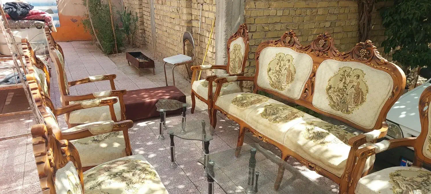 مبل 9 نفره سلطنتی|مبلمان خانگی و میز عسلی|مرودشت, فیروزی|دیوار
