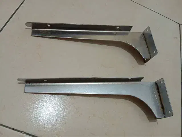 پایه طبقه دیواری استیل|کتابخانه، شلف، قفسه‌های دیواری|بوشهر, |دیوار