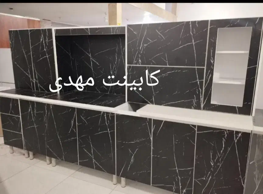 کابینت های ام دی اف با درب های گلاس کد613131|مصالح و تجهیزات ساختمان|رشت, جانبازان|دیوار