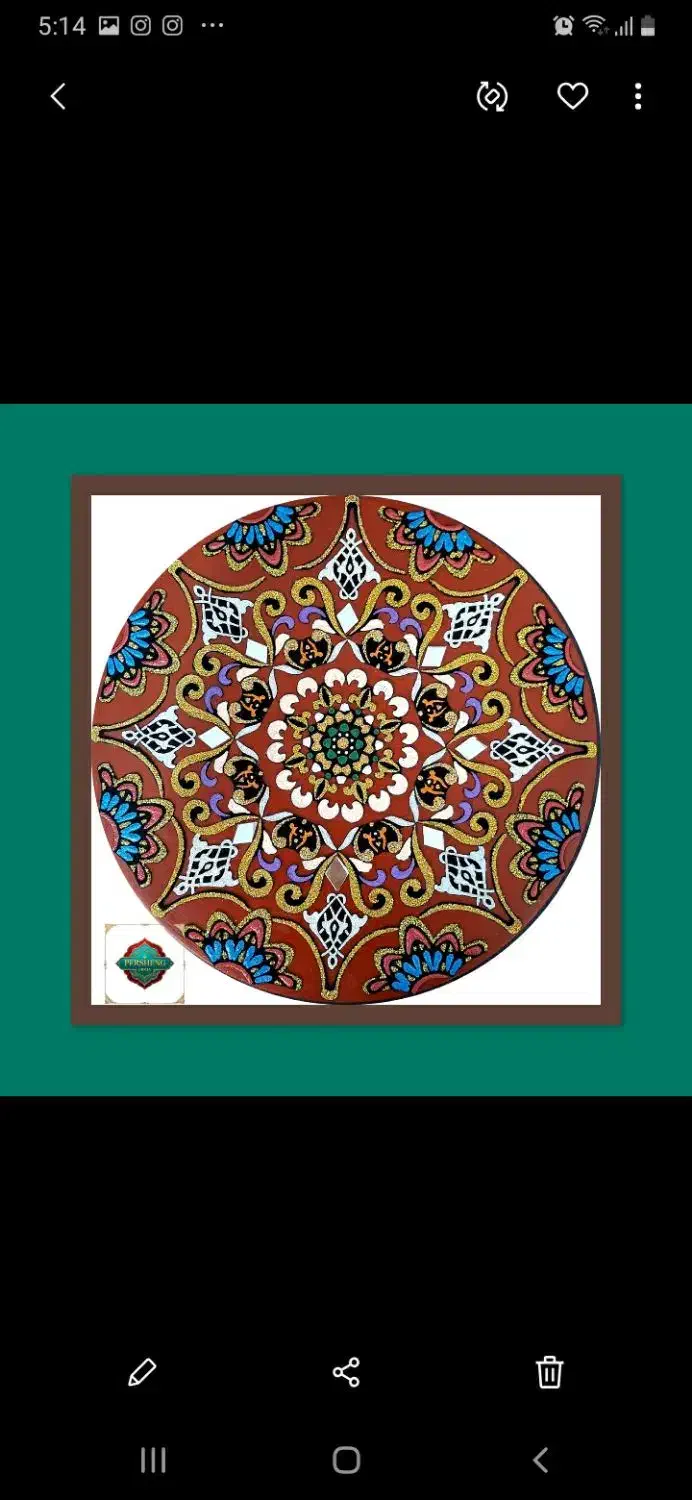 دیوارکوب پرشنگ۲۵ و ۳۰ سانتی|صنایع دستی و سایر لوازم تزئینی|شاهینشهر, عطار|دیوار