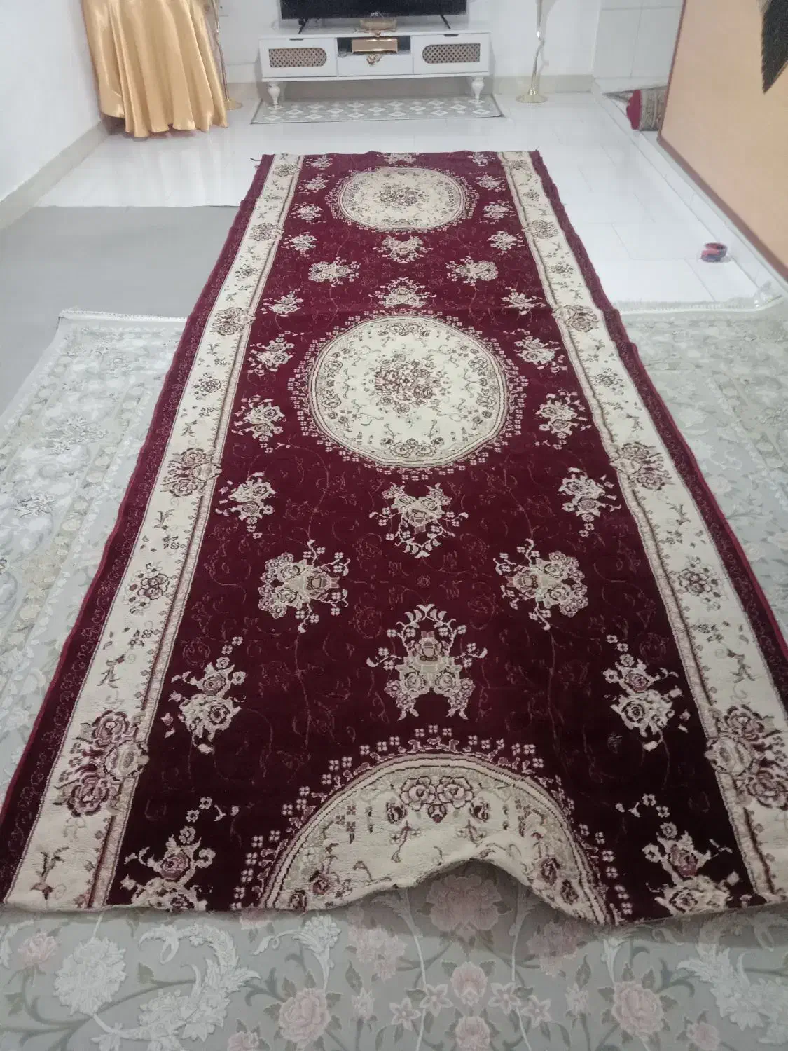 کناره|فرش|پیشوا, |دیوار