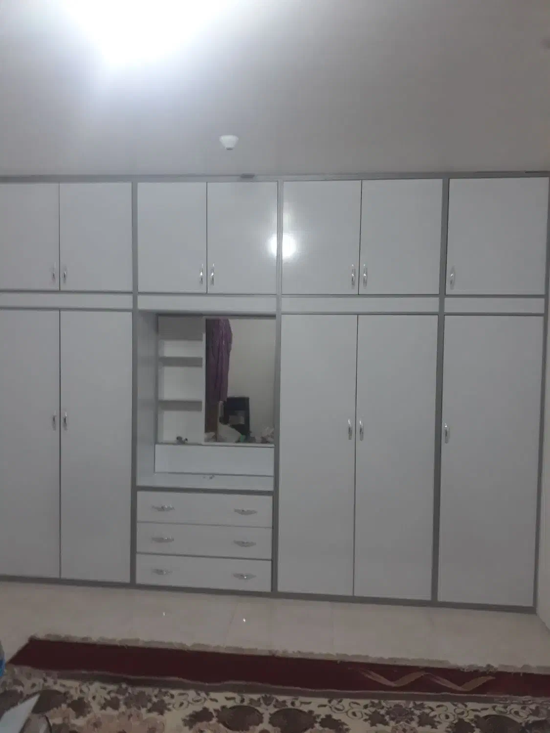 ساخت انواع کمد دیواری|جاکفشی، کمد، دراور|لنجان, |دیوار