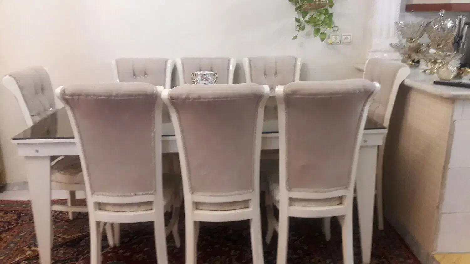 نهارخوری ۸نفره|میز و صندلی غذاخوری|کرمانشاه, |دیوار