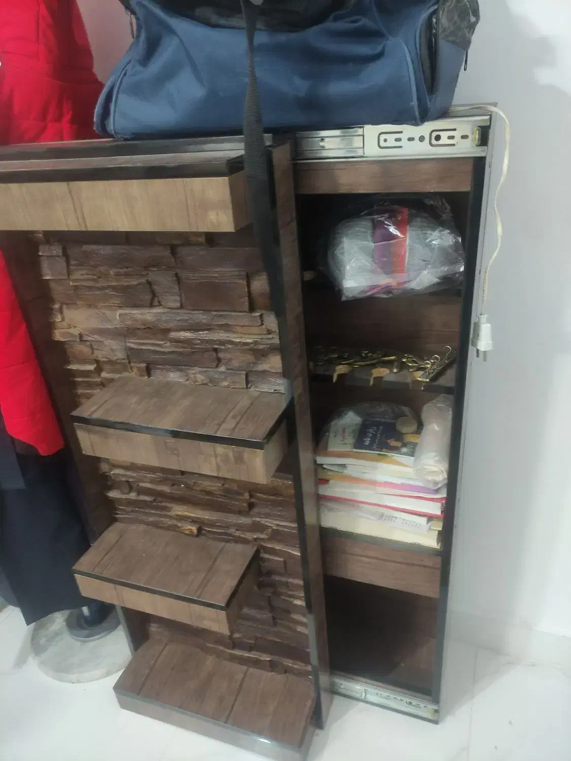 کمد دکوری کنار تلوزیون ودراور|جاکفشی، کمد، دراور|اراک, |دیوار