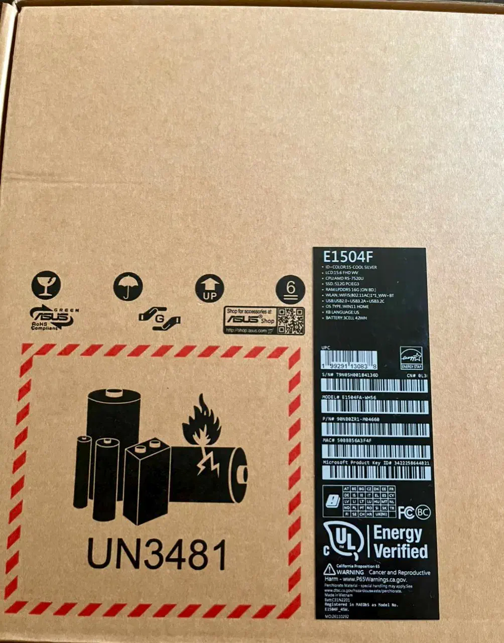 لپ تاپ Asus E1504F|رایانه همراه|تهران, نیلوفر|دیوار