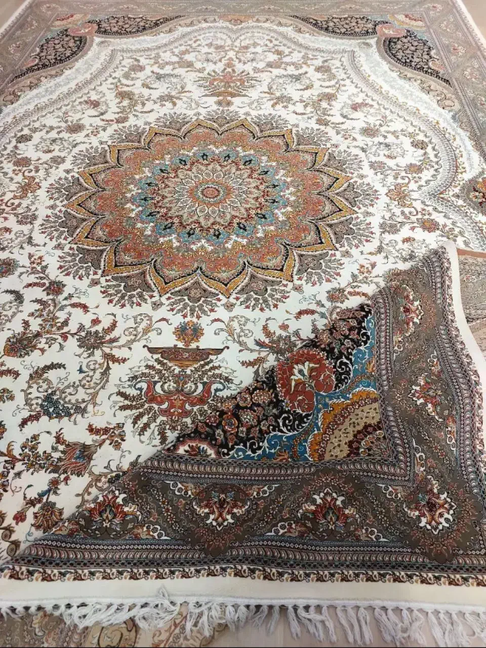 یک جفت فرش ۱۲متری. درحد نونو. ۱۰۰درصد نخ|فرش|تهران, سوهانک|دیوار