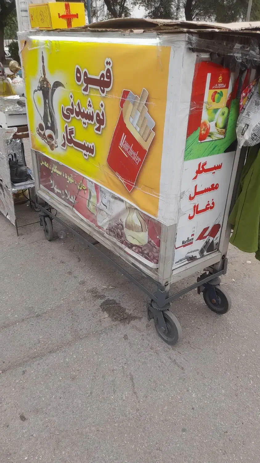 دکه آلمینیومی سیگاری|فروش مغازه و غرفه|اهواز, بیست متری شهدا|دیوار