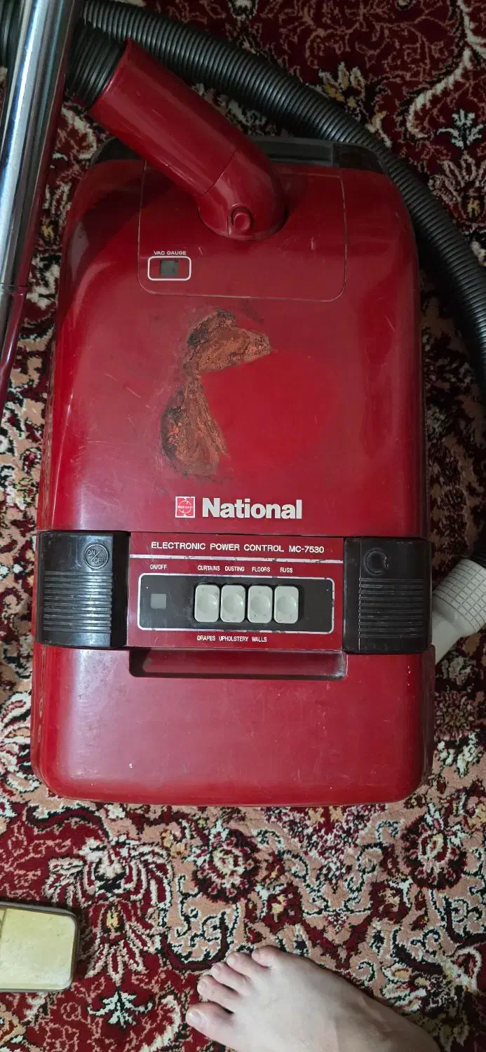 جاروبرقی ناسیونال قدیم|جاروبرقی، جارو شارژی، بخارشو|رشت, پارک شهر|دیوار