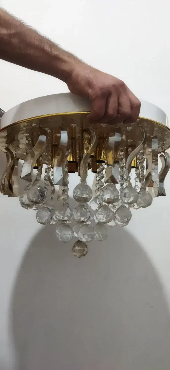 لوستر سقفی کریستالی|لوستر و چراغ آویز|خوی, |دیوار