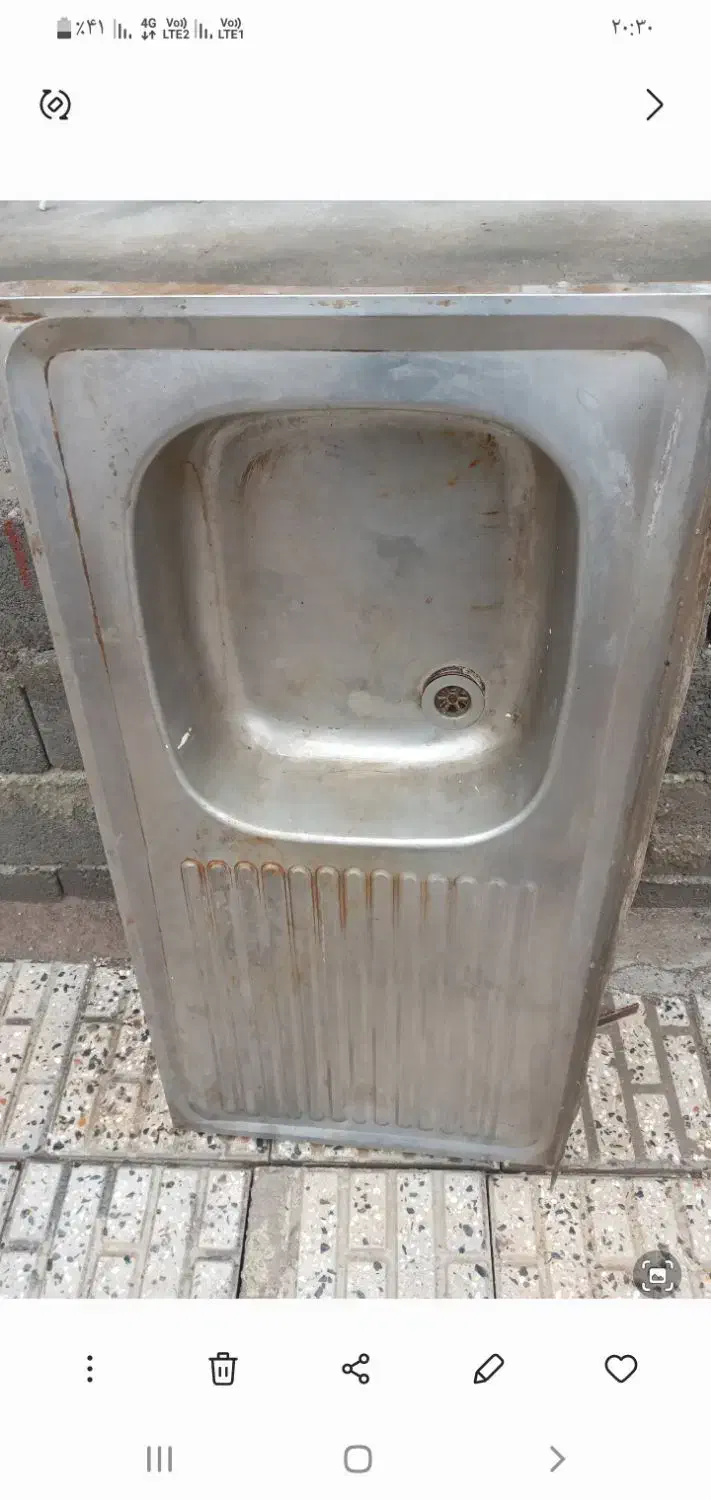 سینگ ظرفشویی در حد|آبچکان و نظمدهنده ظروف|بناب, |دیوار