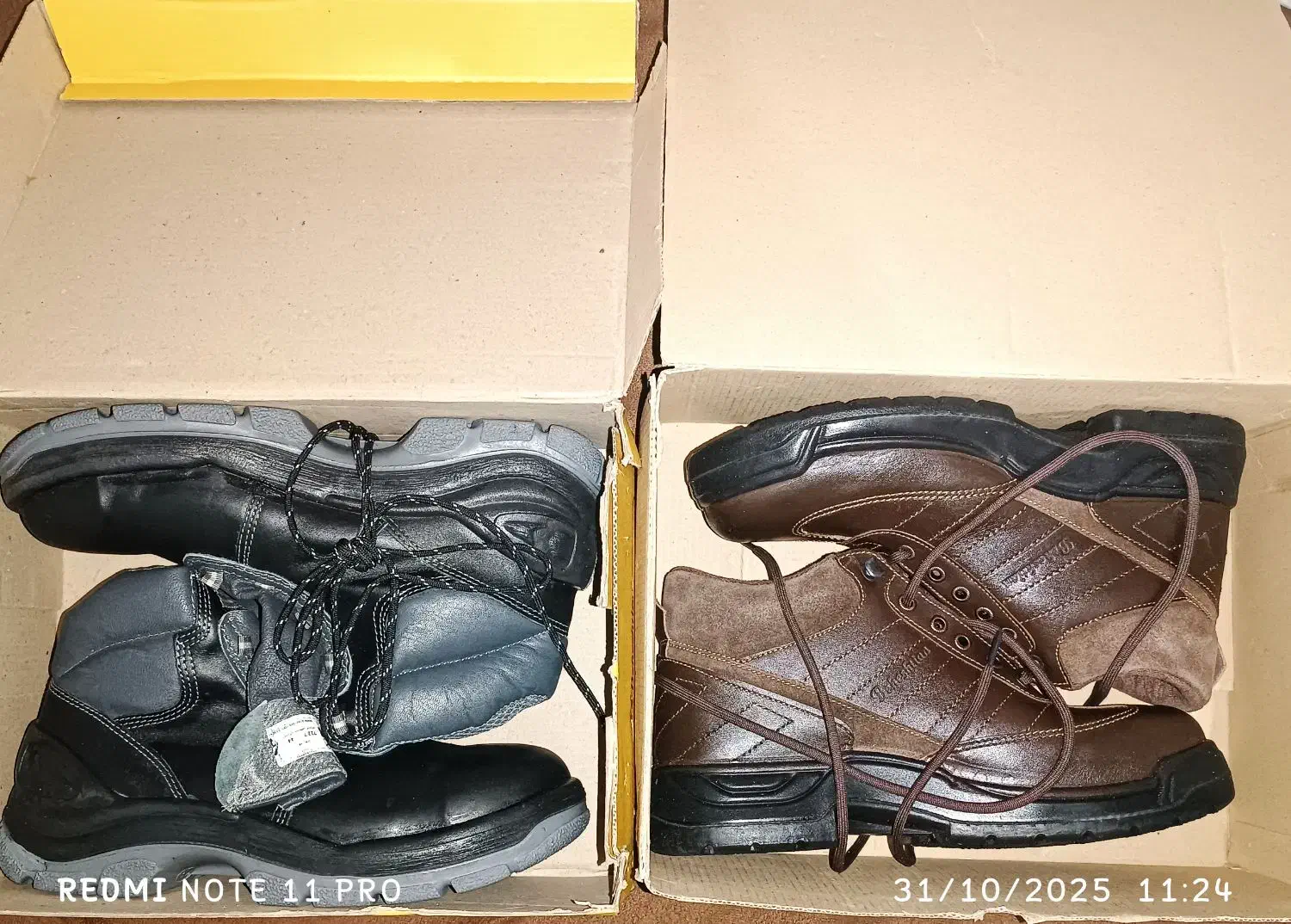 کفش ایمنی با بهترین کیفیت و دست نخورده|کیف، کفش، کمربند|بندر امام خمینی, |دیوار