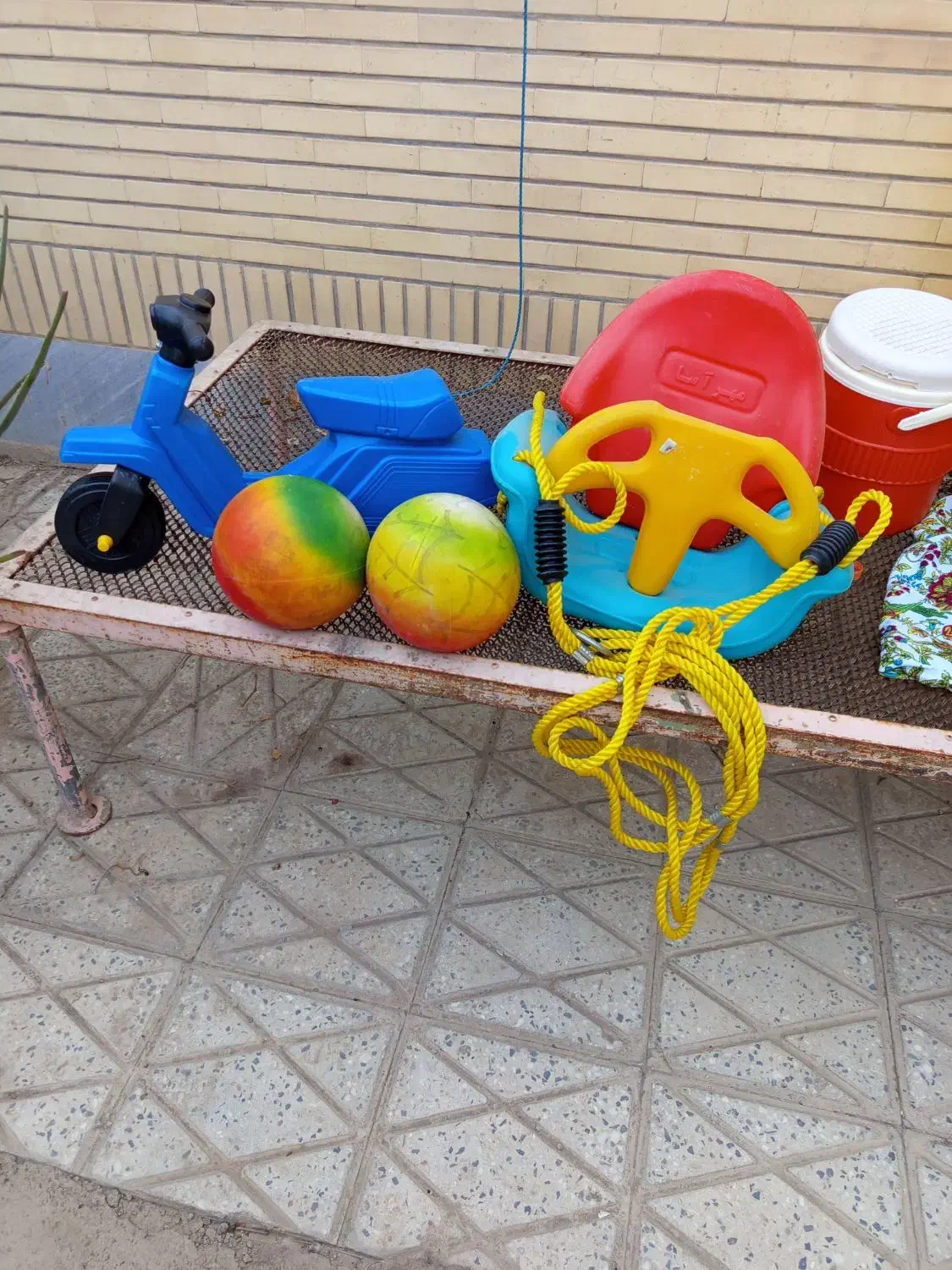 سلام موتورفروخته شده تاب ودوتاتوپ باهم|اسباببازی بچه|شاهینشهر, فردوسی|دیوار