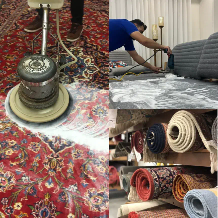 قالیشویی مبلشویی آسمان شستشو پرده موکت|خدمات نظافت|یزد, |دیوار