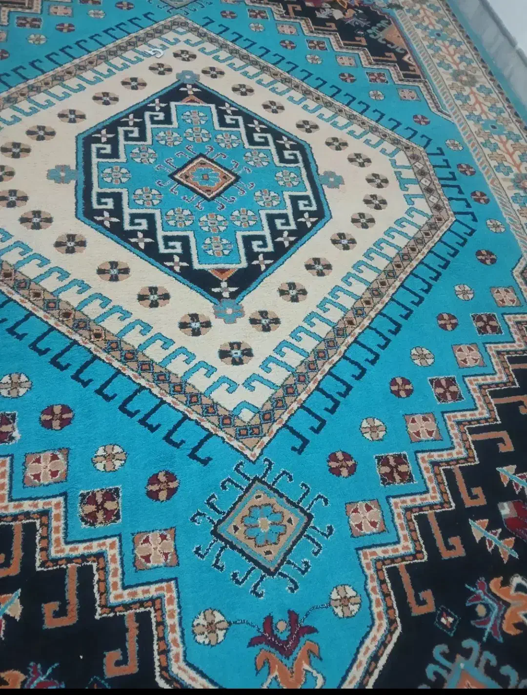 گلیم فرش ۹متری درحد نو|گلیم، جاجیم، گبه|دهدشت, |دیوار