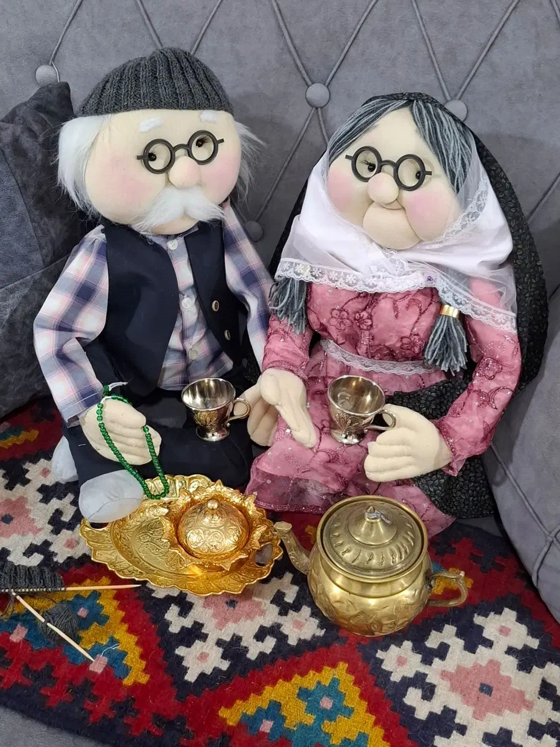 ننجون آقاجون برای جشن یلدا|مجسمه، تندیس، ماکت|اصفهان, سپاهان‌شهر|دیوار