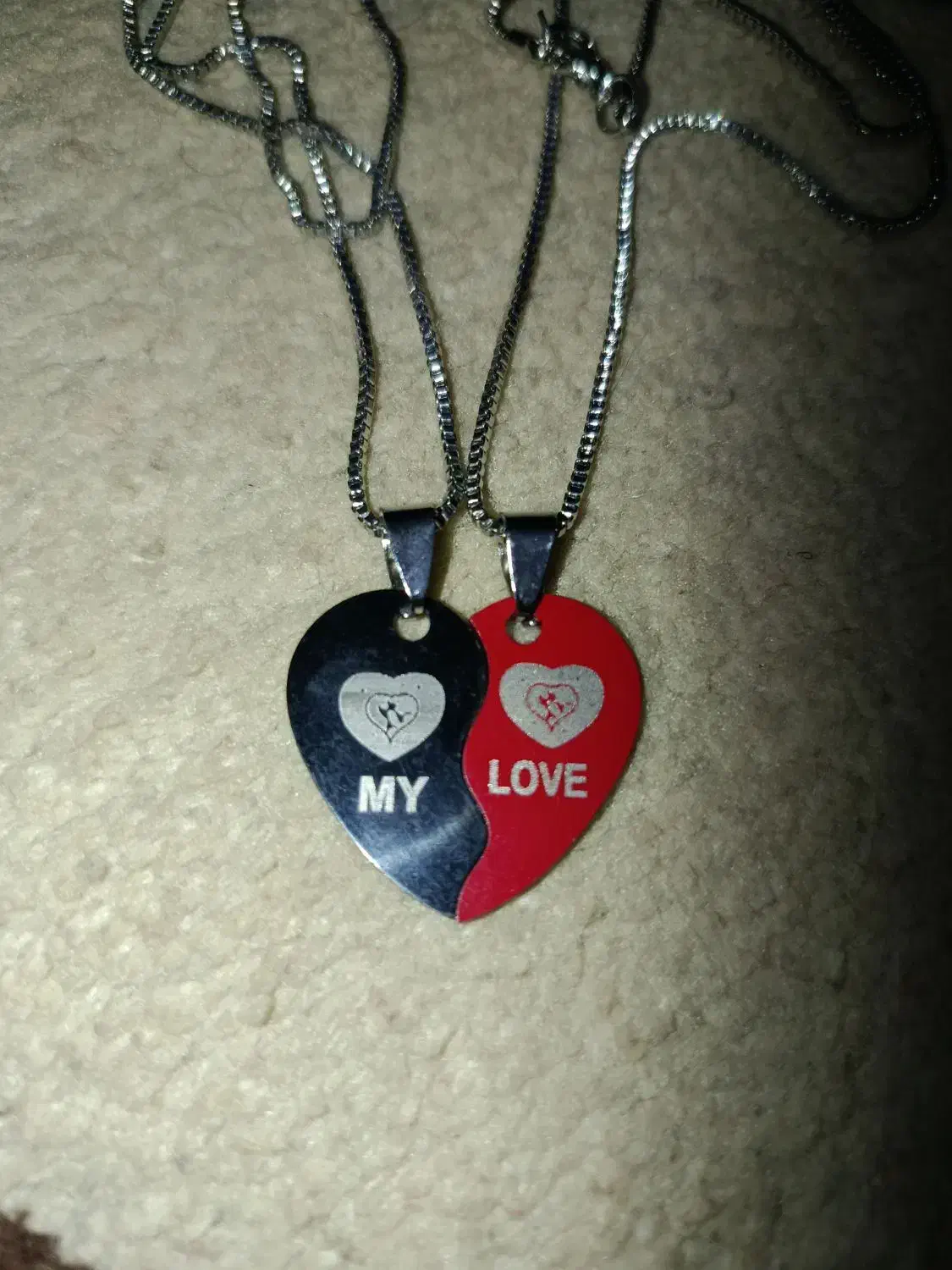 گردنبند ست قلب|بدلیجات|فاضل آباد, |دیوار