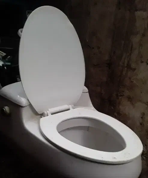 توالت فرنگی در حد نو|لوازم سرویس بهداشتی|لاهیجان, کوی خزر|دیوار