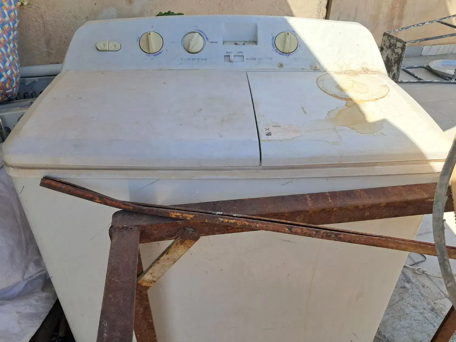 لباسشویی دوقلو|ماشین لباسشویی و خشککن لباس|قم, باغ شریفی|دیوار