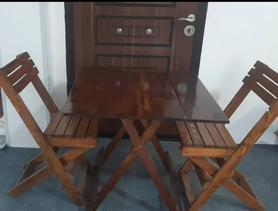 میز ناهارخوری ۲ نفره|میز و صندلی غذاخوری|لاهیجان, آهندان|دیوار