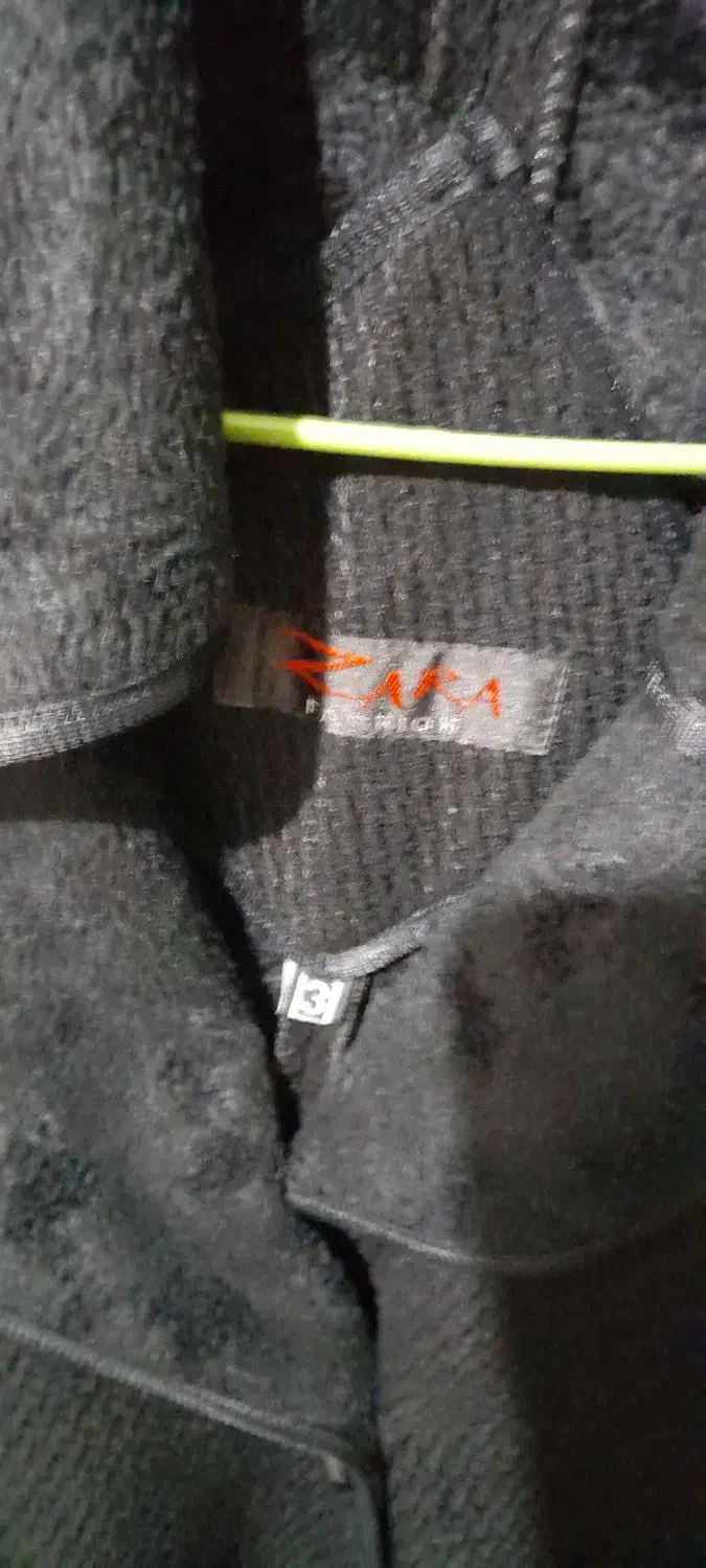 پالتو مشکی zara ونیم بوت سگکدار زنانه مشکی|لباس|باقرشهر, |دیوار