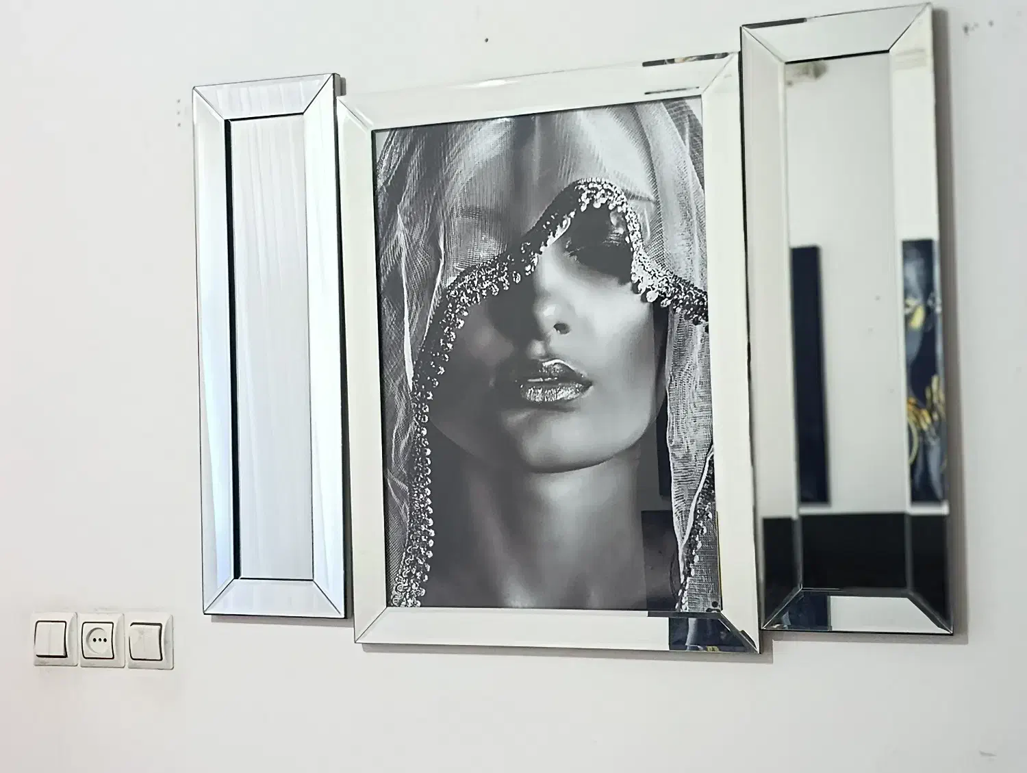 تابلو آیینه ای سه تیکه کاملا نو|تابلو، نقاشی، عکس|سبزوار, قصبه شرقی|دیوار