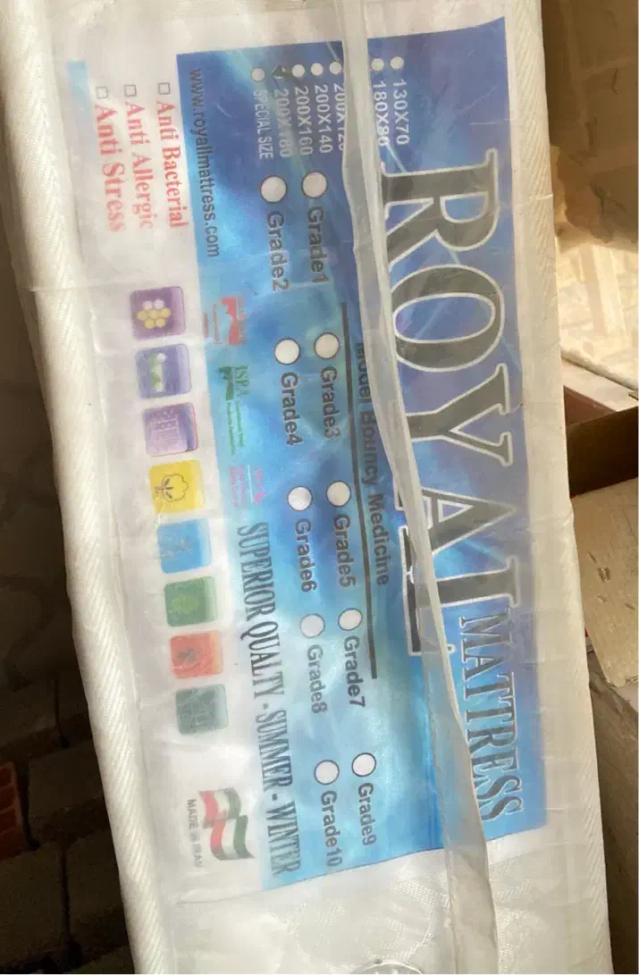 تشک رویال ۱۸۰|تشک تختخواب|کرمان, |دیوار