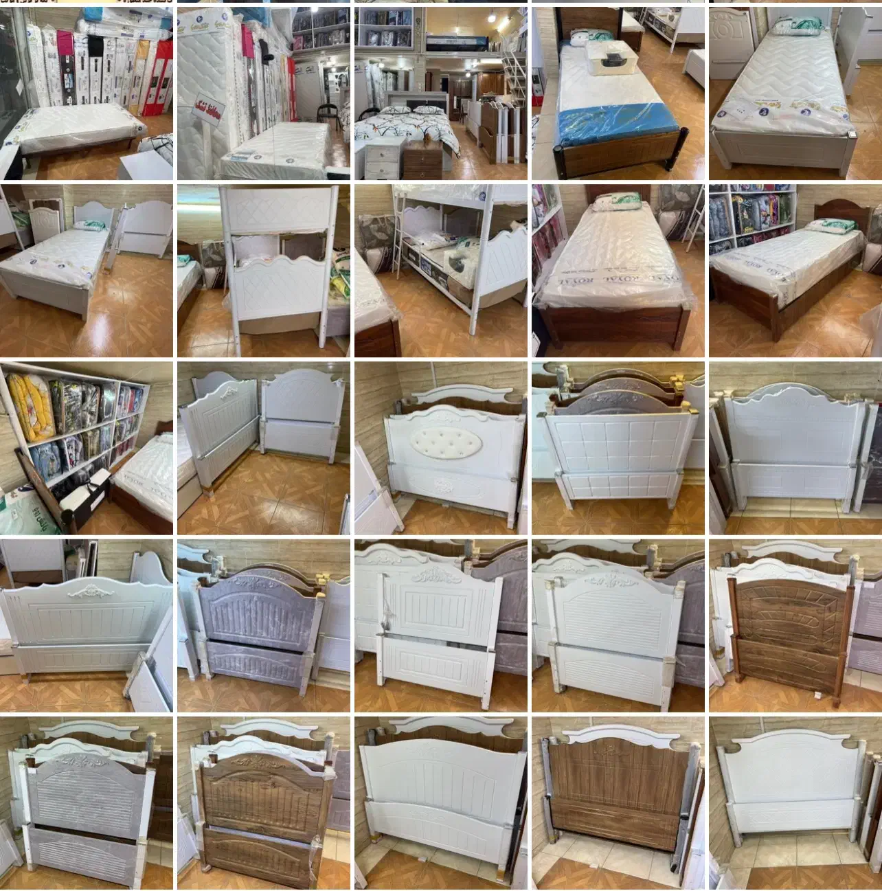 تخت دوطبقه سفید براق|تخت و سرویس خواب|اراک, |دیوار