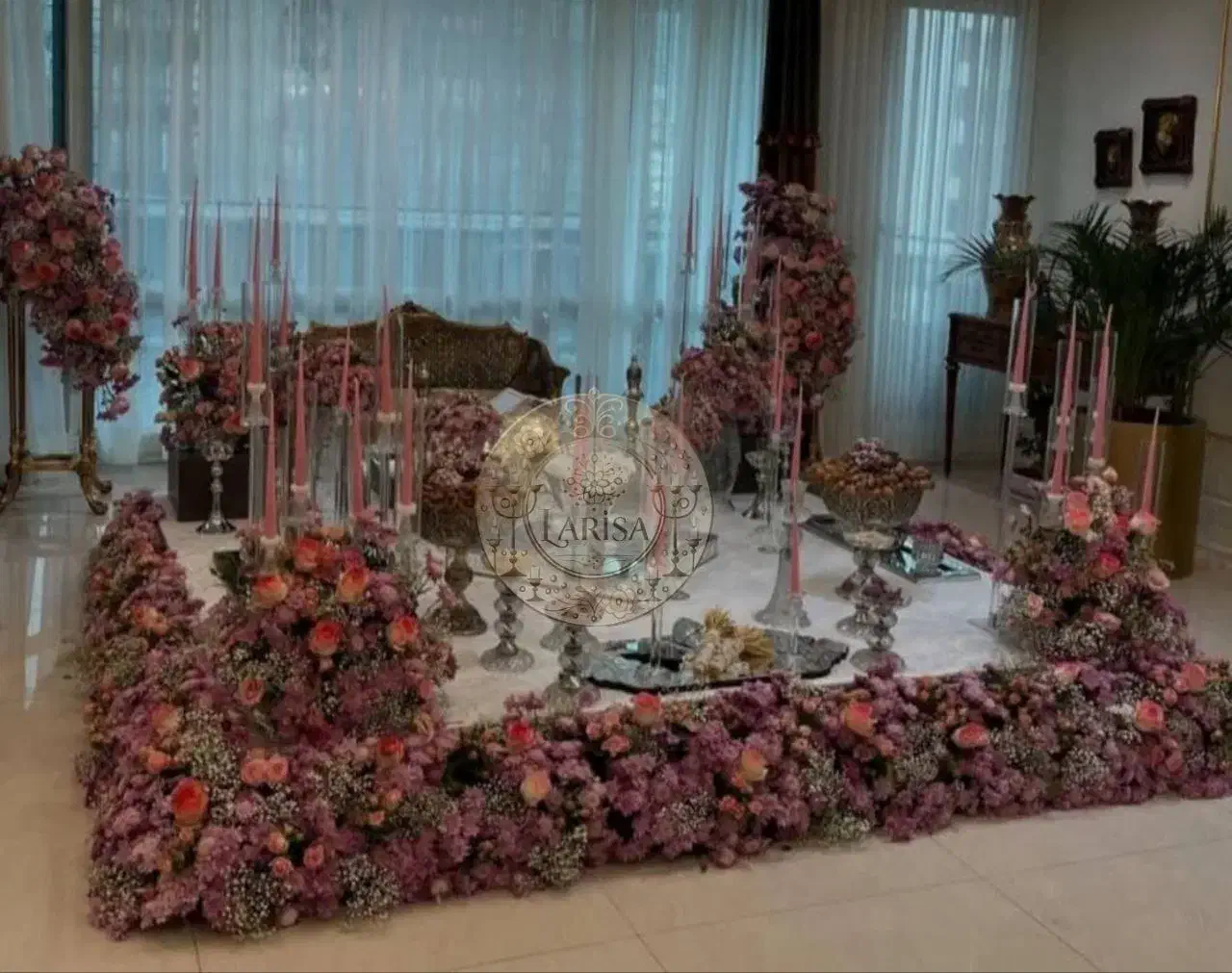 اجاره و اجرای سفره عقد و دیزاین نامزدی|خدمات پذیرایی، مراسم|تهران, استاد معین|دیوار