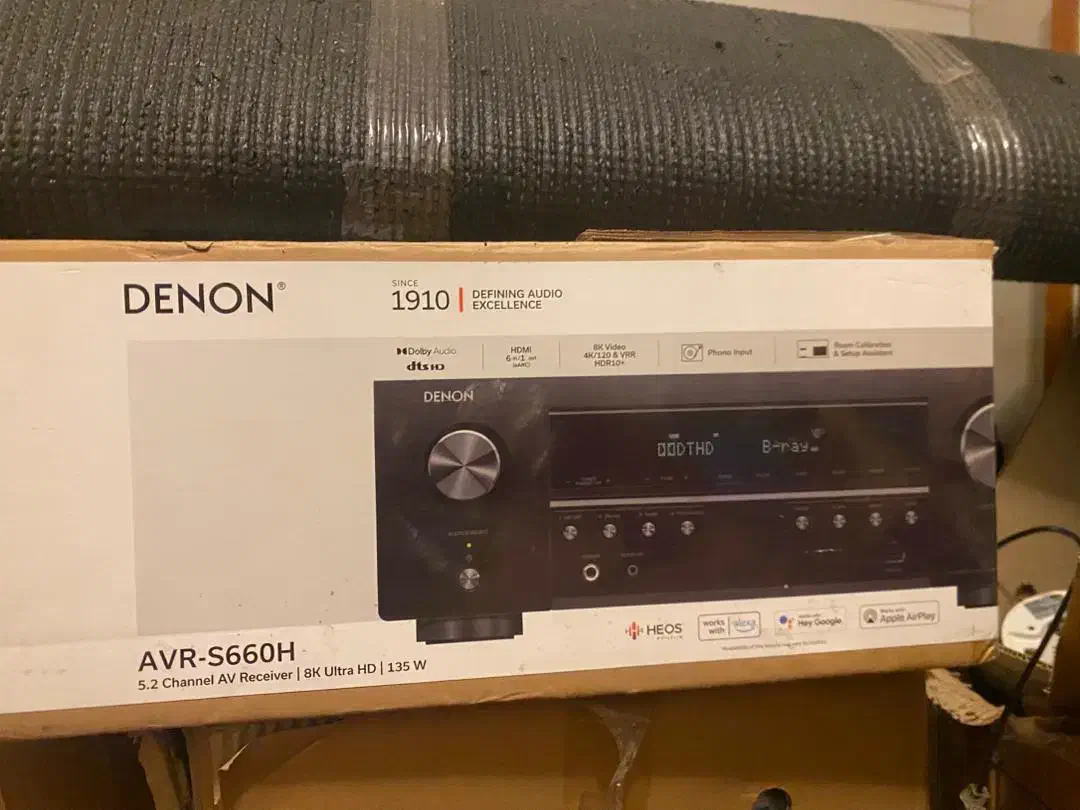 امپلی فایر سینما خانگی denon avr-660h در حد نو|سیستم صوتی خانگی|تهران, الهیه|دیوار