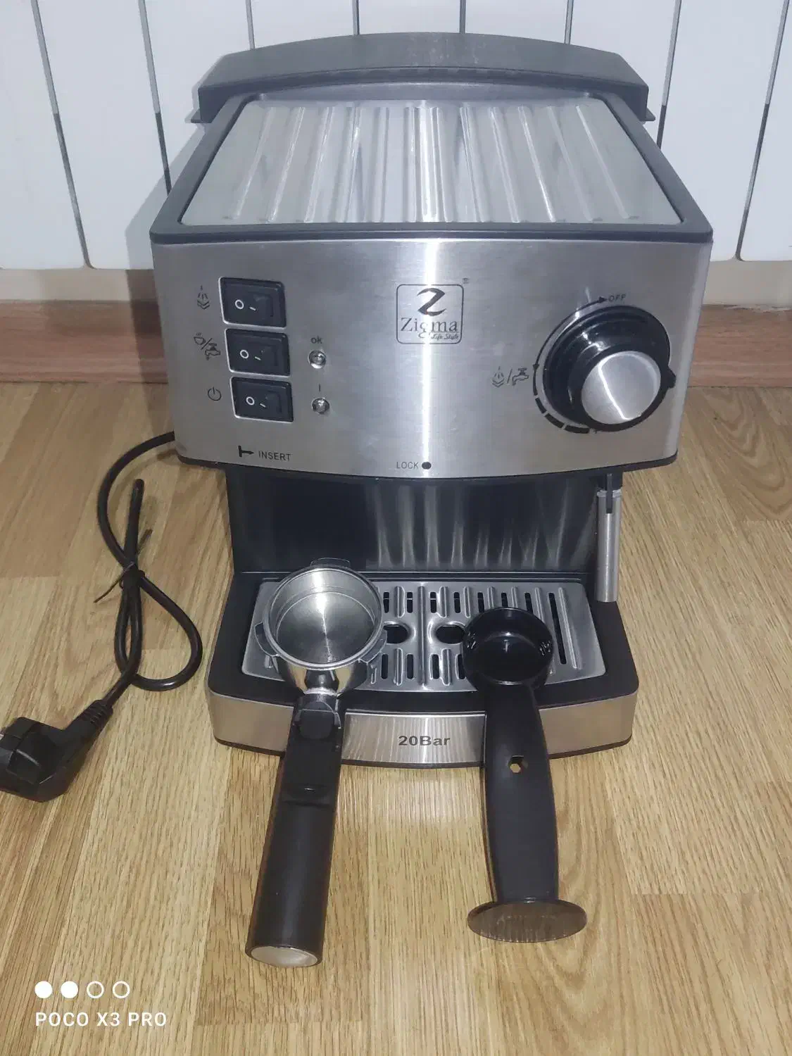 قهوه ساز اسپرسو ساز خانگی زیگما مدل rl333|سماور، چای‌ساز، قهوه‌ساز|شیراز, زرهی|دیوار