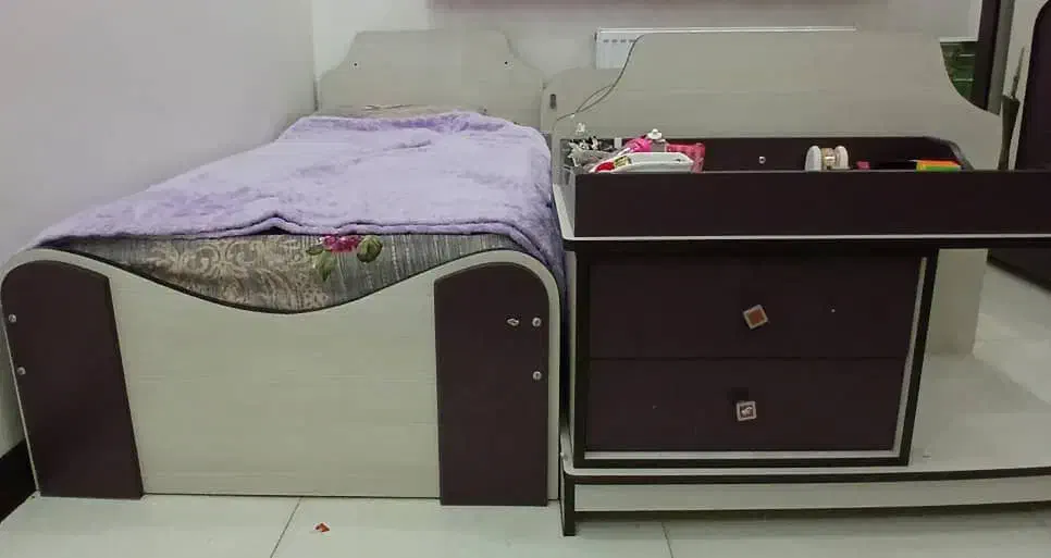 سرویس خواب تخت کودک و نوجوان و کمد|تخت و سرویس خواب|فولادشهر, B4|دیوار