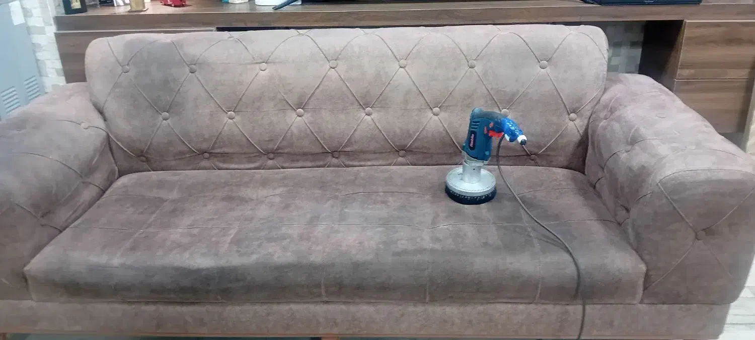 مبل شویی در منزل با دستگاه فقط ششصد هزار|خدمات نظافت|تبریز, |دیوار