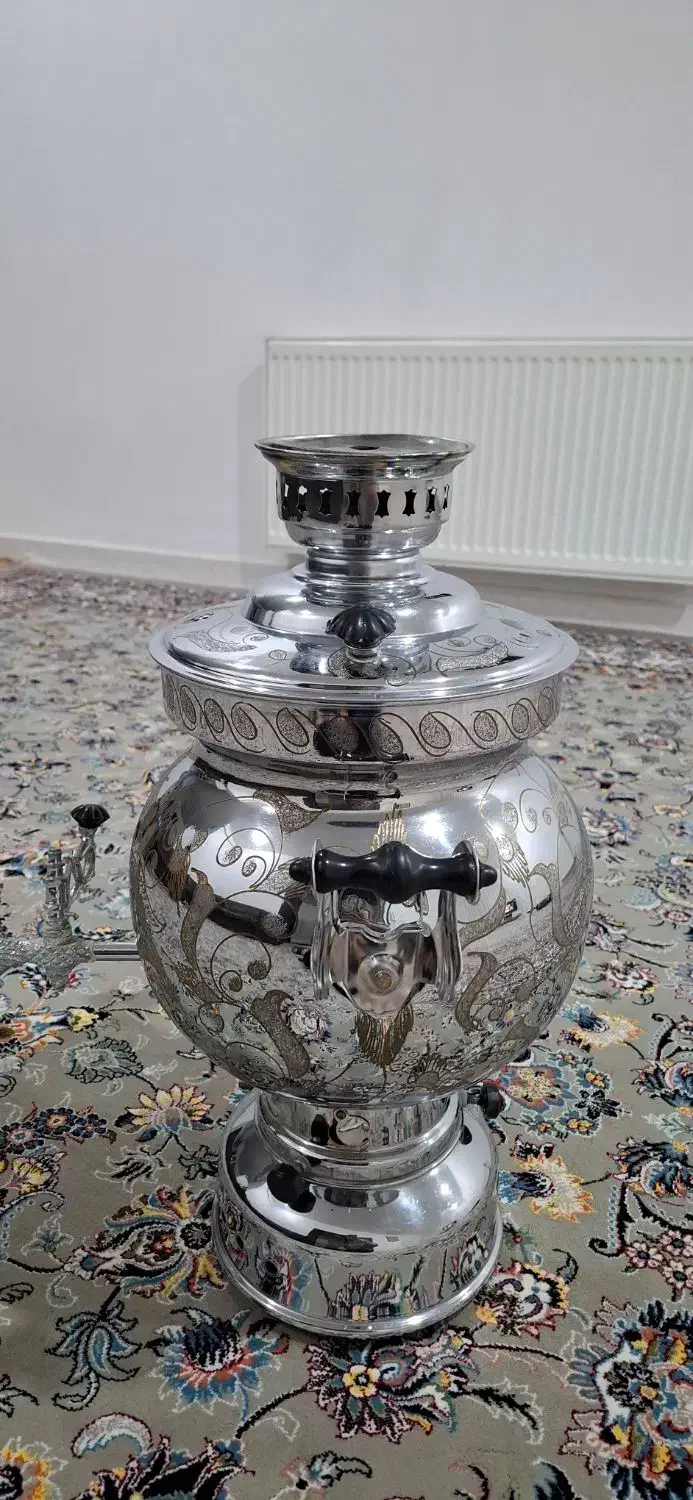 سماور ۱۰ لیتر در حد نو|سماور، چای‌ساز، قهوه‌ساز|بانه, |دیوار