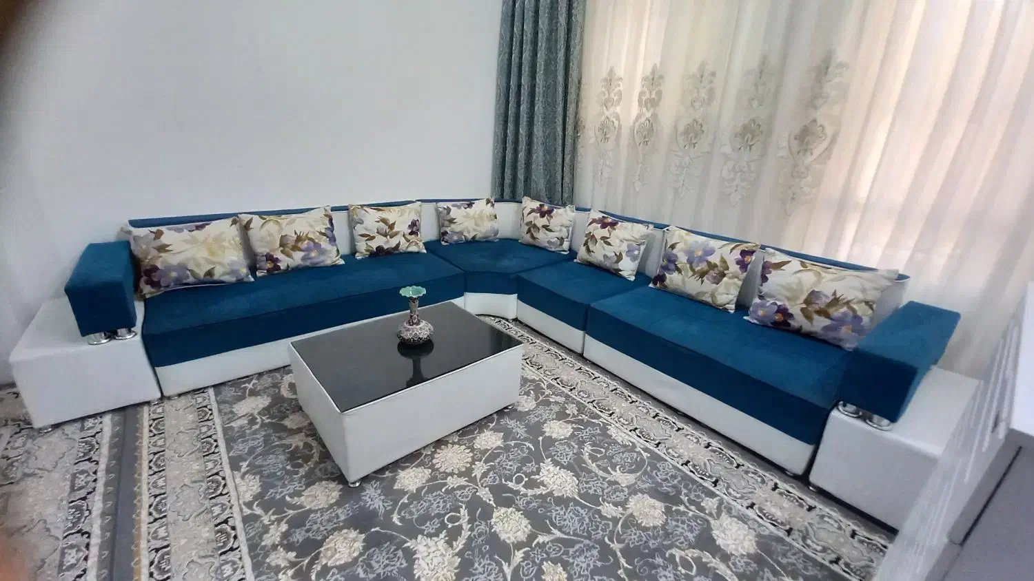 مبل L(ال) هفت نفره سالم|مبلمان خانگی و میز عسلی|تاکستان, |دیوار