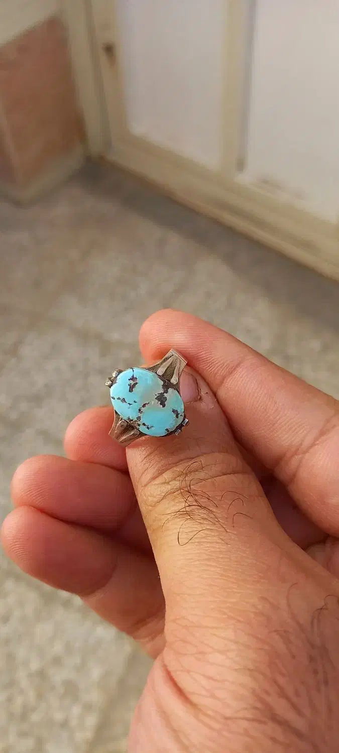 انگشتر فیروزه اصل|جواهرات|زابل, |دیوار