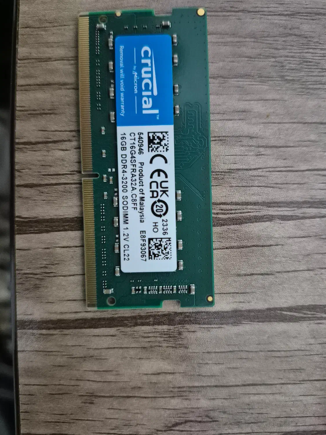 رم لپتاپ ۱۶ گیگ DDR4 کروشیال باس 3200|قطعات و لوازم جانبی رایانه|تهران, زنجان جنوبی|دیوار