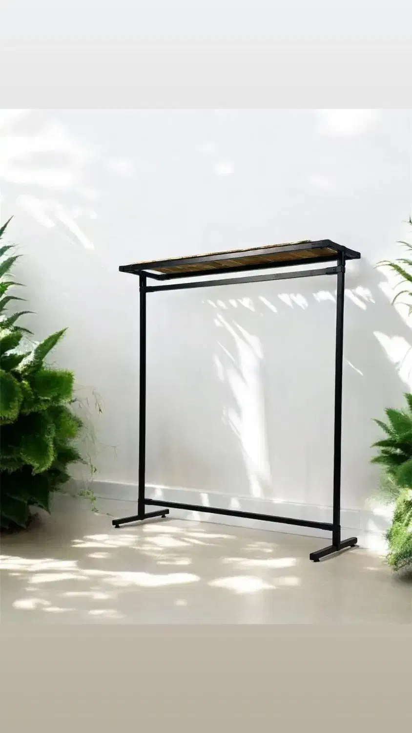 رگال بالا چوب فانتزی تکنوفلز|بندرخت و رخت‌آویز|رشت, کوی حسینی|دیوار