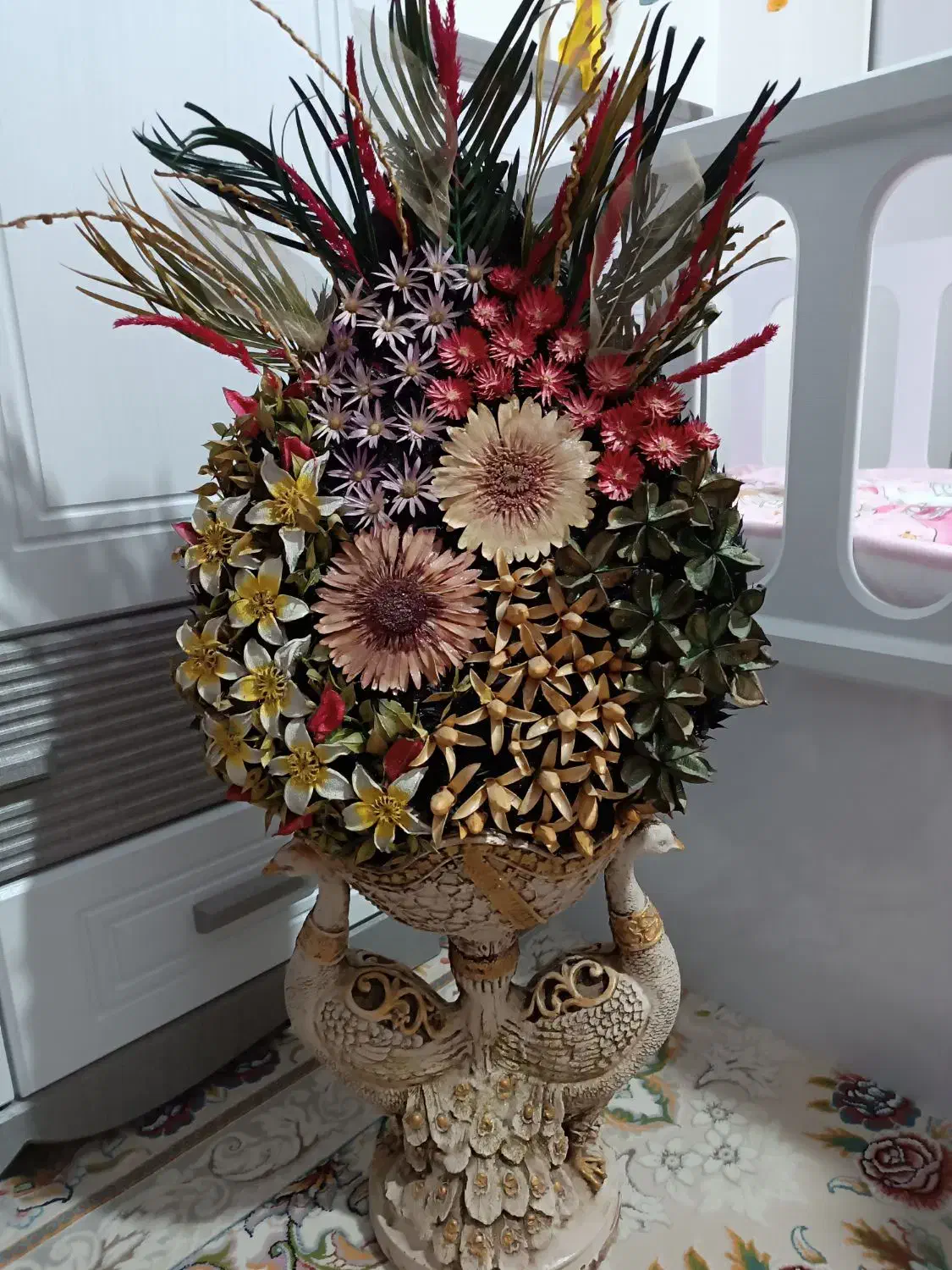 گلدان مصنوعی|گل مصنوعی|شیراز, شهرک مدرس|دیوار