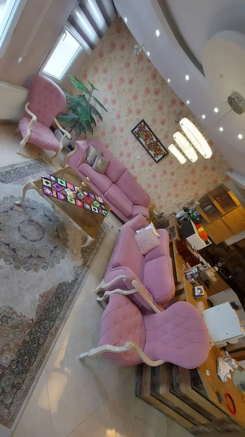 مبلمان استیل همراه میز وسط|مبلمان خانگی و میز عسلی|شاهینشهر, فردوسی|دیوار