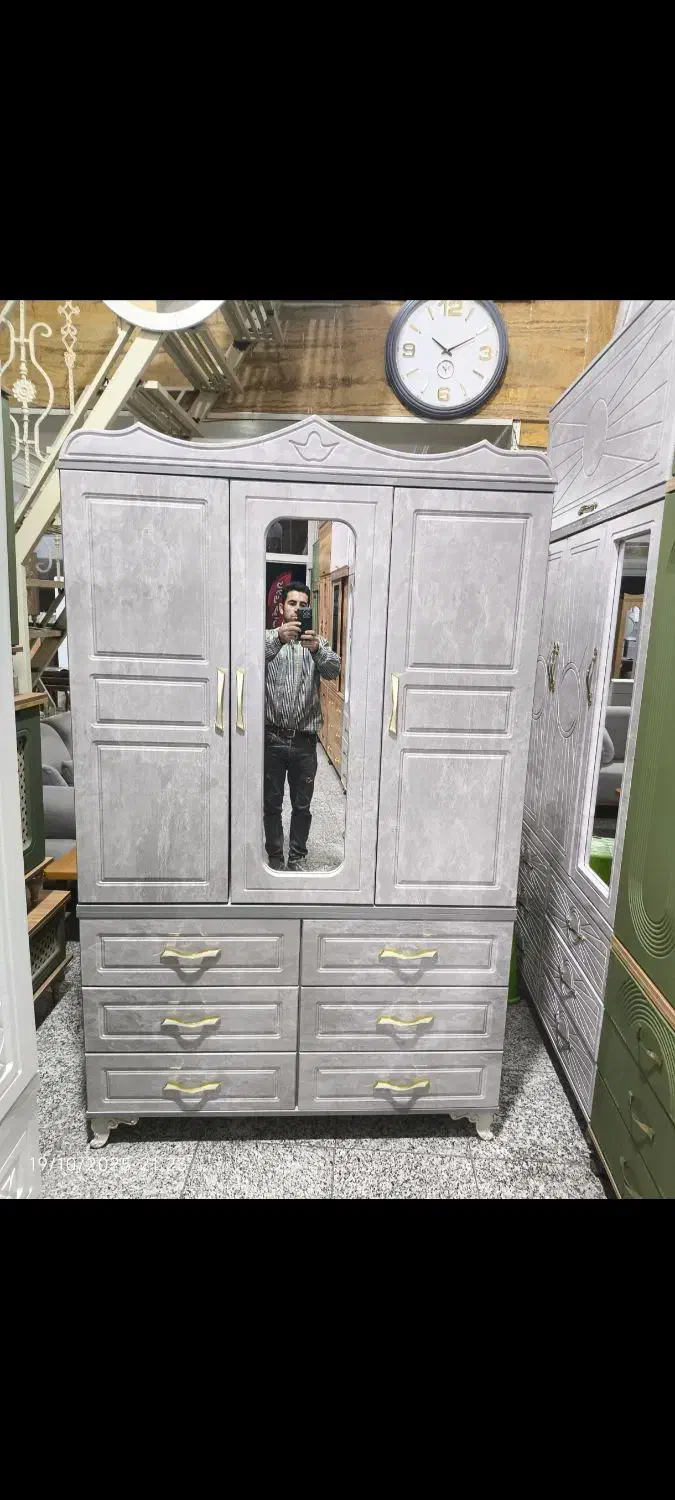 کمد دوتیکه عرض ۱۲۰|جاکفشی، کمد، دراور|پرند, فاز ۱|دیوار