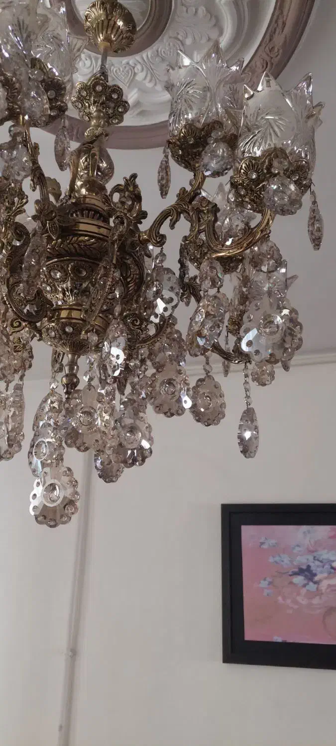 لوستر برنز|لوستر و چراغ آویز|کرمانشاه, |دیوار