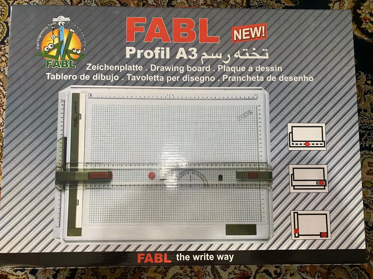 تخته رسم فابل به همراه خط کش مداد نوکی و کیف|لوازم التحریر|تهران, خلیج فارس|دیوار