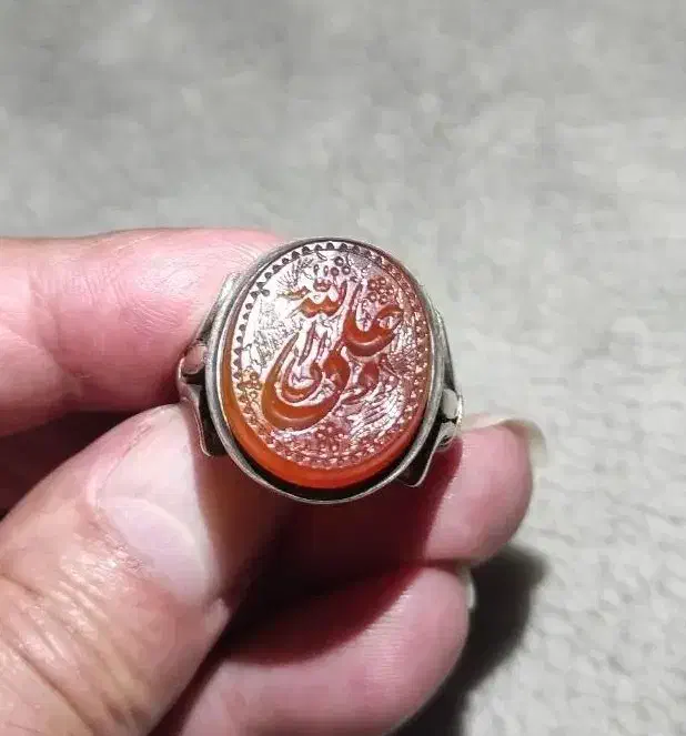 انگشتر نقره با ذکر علی ولی الله|جواهرات|تهران, جنت‌آباد مرکزی|دیوار