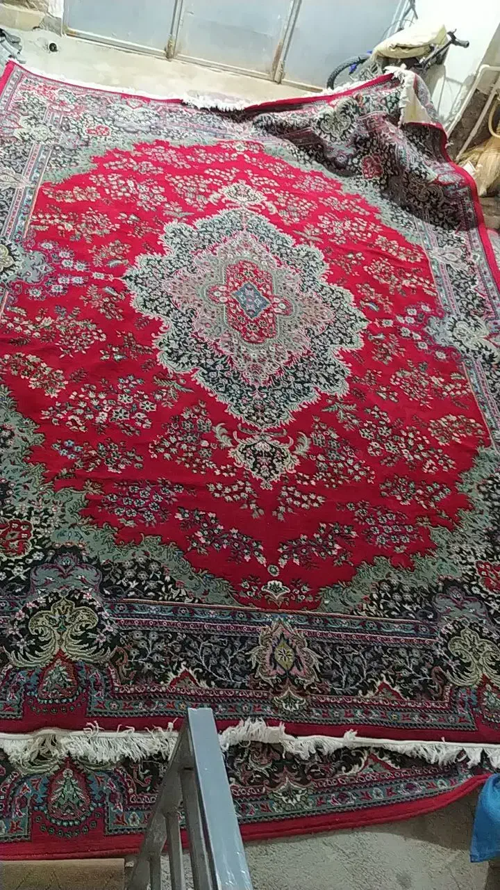 دوتا فرش ۵۰۰ شانه قرمز درمهاباد|فرش|مهاباد (آذربایجان غربی), |دیوار