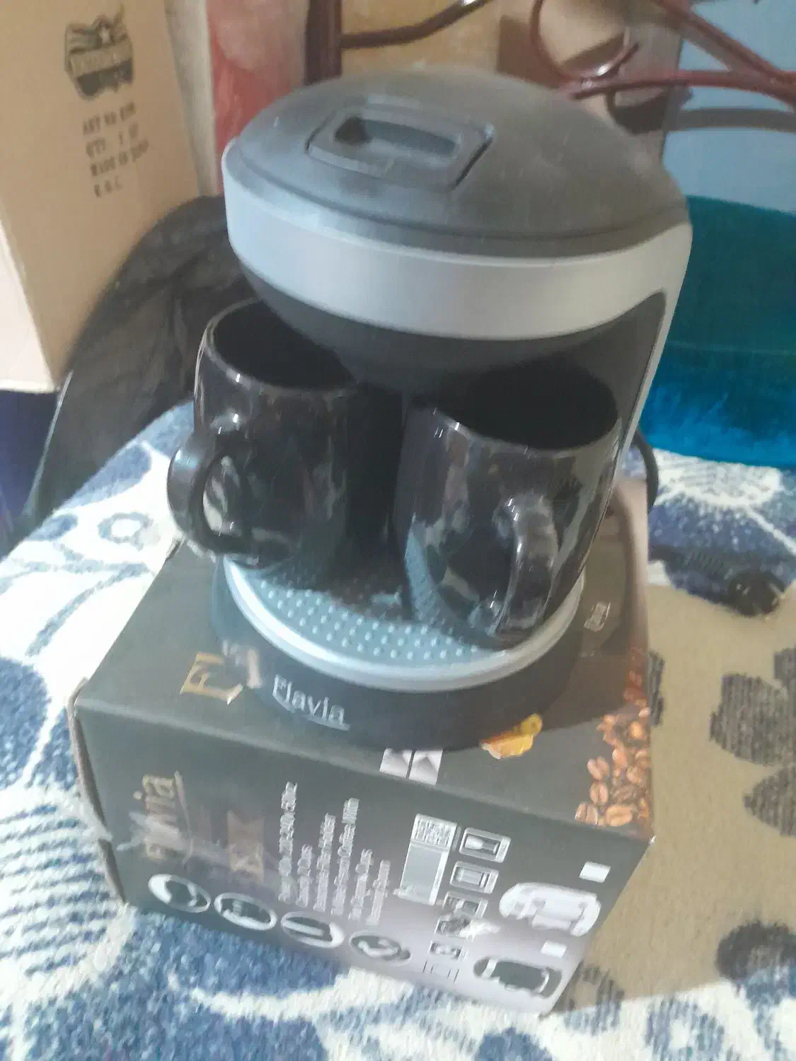 قهوه ساز|قوری، کتری، قهوه‌ساز دستی|دوگنبدان, |دیوار