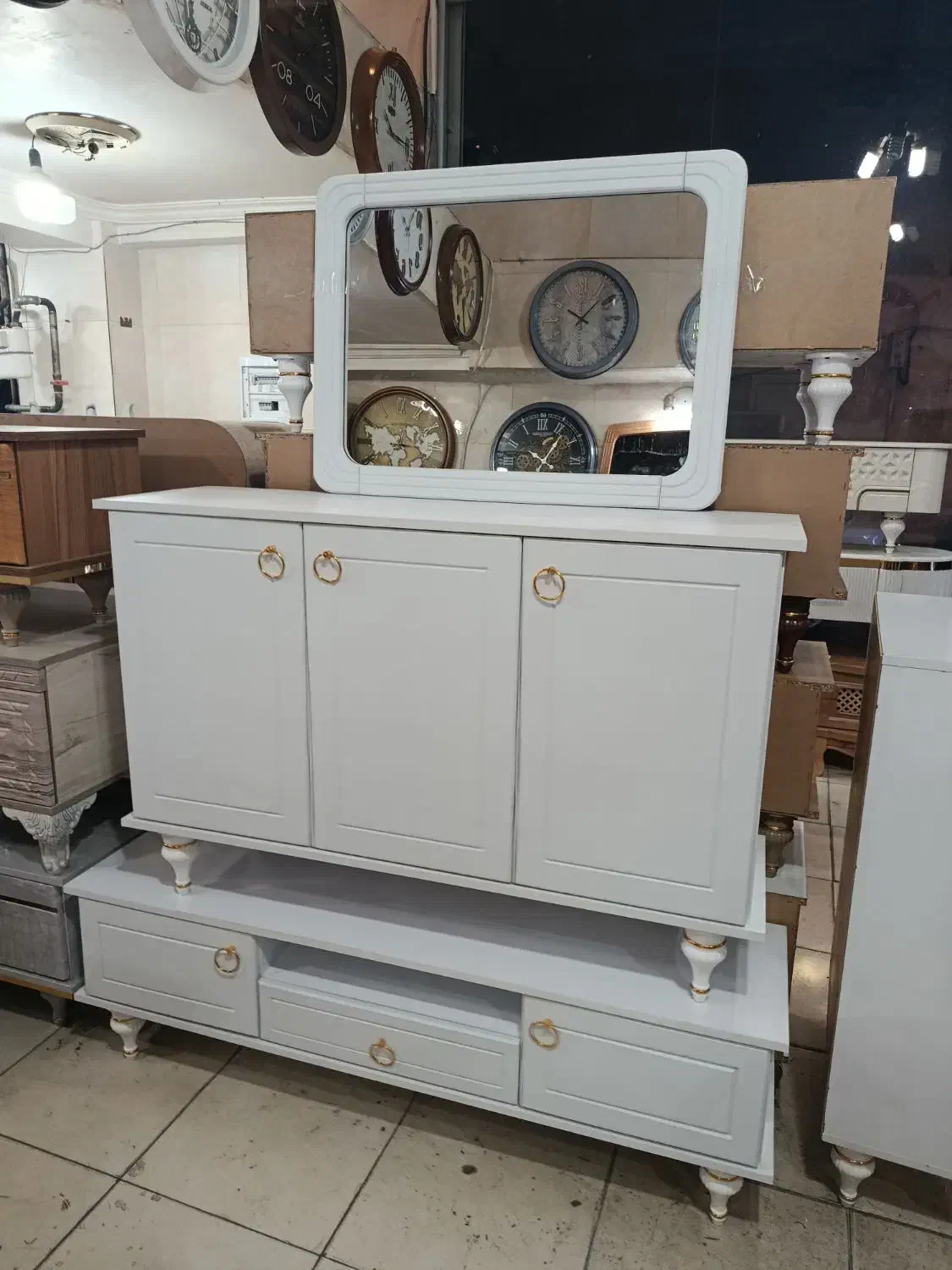 آینه کنسول مدل اسپورت|بوفه، ویترین، کنسول|تبریز, |دیوار