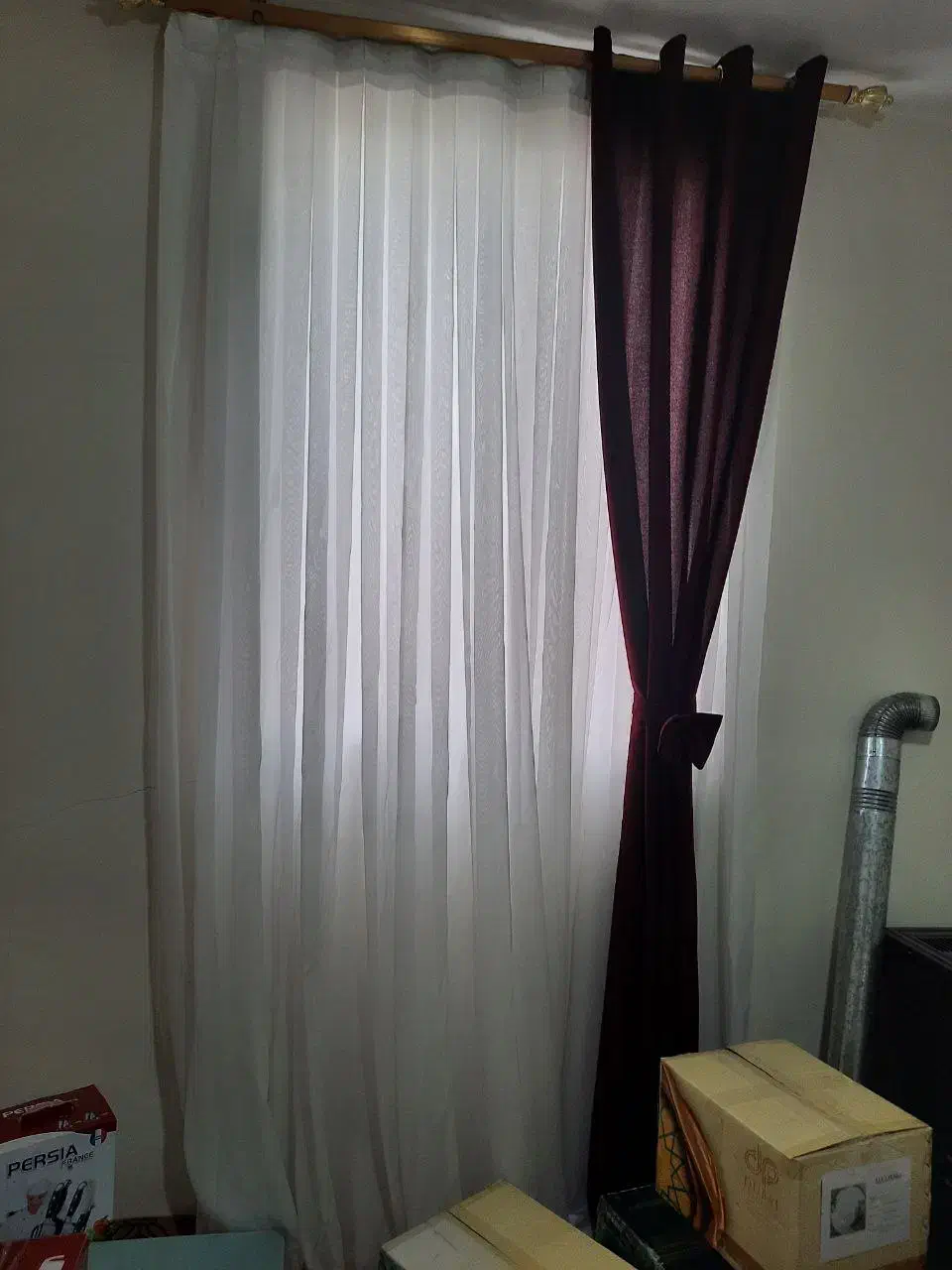 پرده هال واتاق خواب|پرده، رانر، رومیزی|ابهر, |دیوار