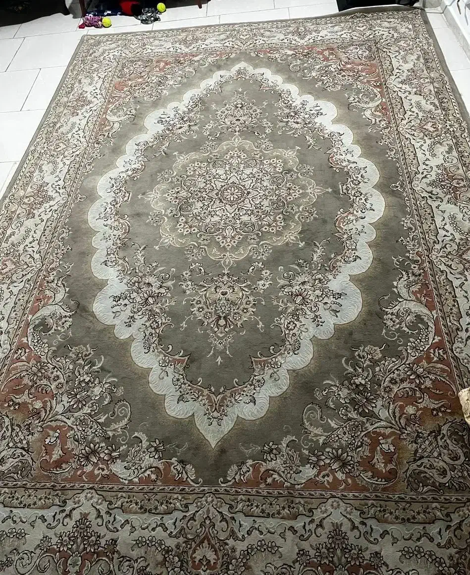 فرش ۹ متری کرمی رنگ|فرش|رشت, کوی فکوری|دیوار