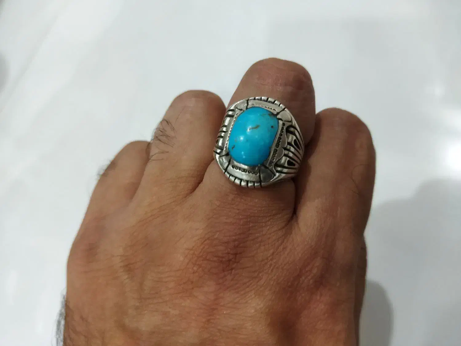 انگشتر فیروزه نیشابور مجید زنجان دومهر کهنه و زنده|جواهرات|پاکدشت, خاتون آباد|دیوار