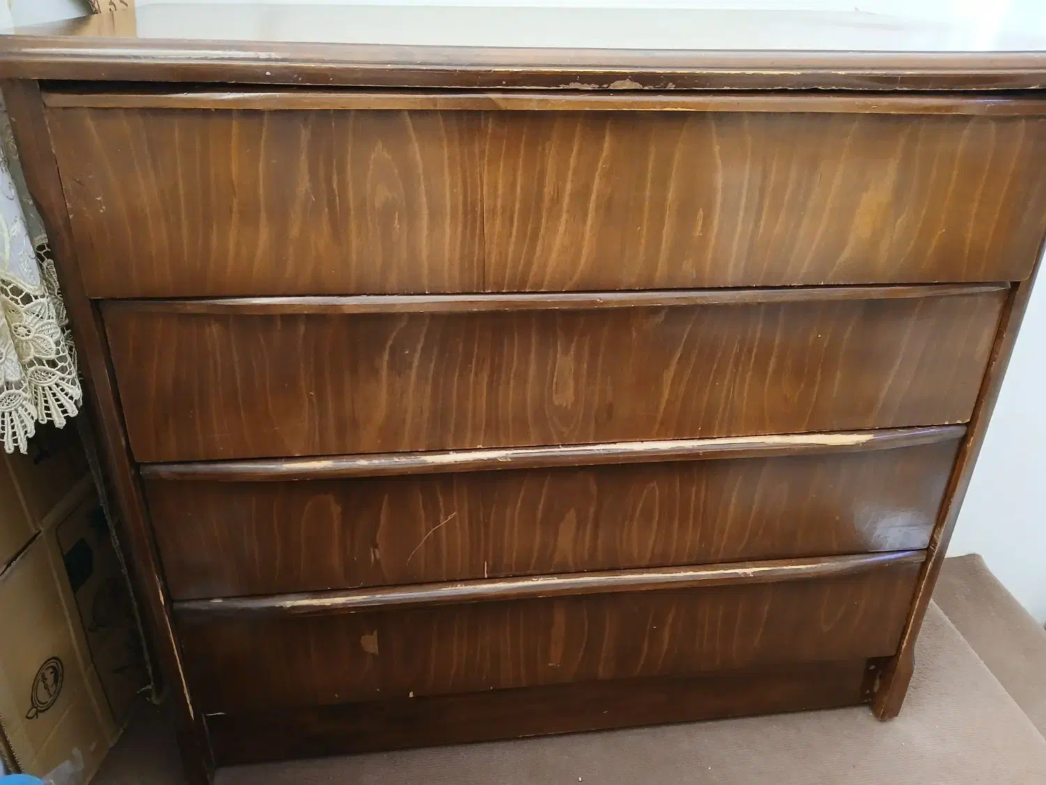 دراور چوبی تمیز|جاکفشی، کمد، دراور|سقز, |دیوار